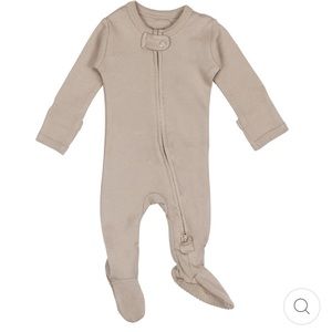 L’oved Baby Organic footie double zipper